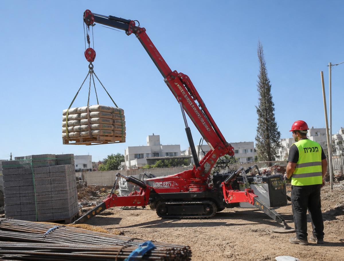 העלאת חומרי בניין